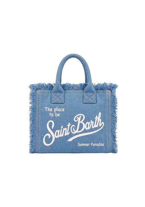 Borsa media in canvas SAINT BARTH | COL0001 COLETTE00009L DENIM